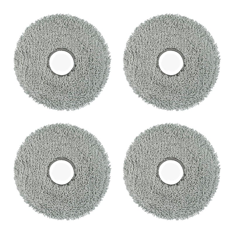 FILTERIST (4 Pack) L40 Ultra Replacement Mop Pads for Dreame X50 Ultra/ X40 Ultra/ X30 Ultra/ L10s Ultra/ L10s Pro Gen 2/ L10s Pro Ultra/ L10s Plus/ Mova P10 Pro Ultra Robot Vacuum, Replacement Mop Cloths - Image 1